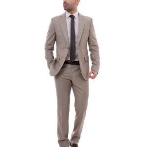 Costume  homme beige