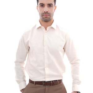 home 26 Chemise beige fil