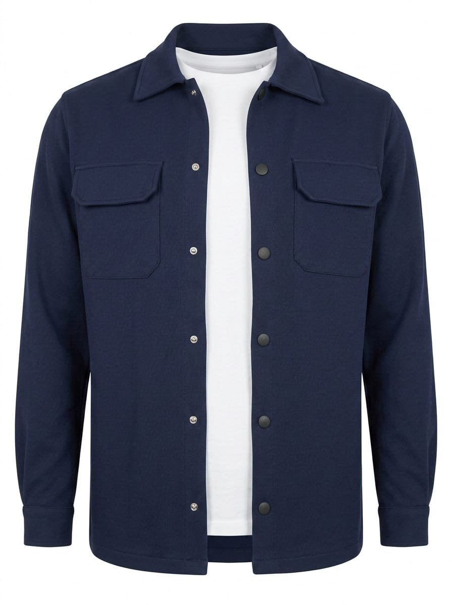 Sur chemise bleu marine 1 Sur chemise bleu marine