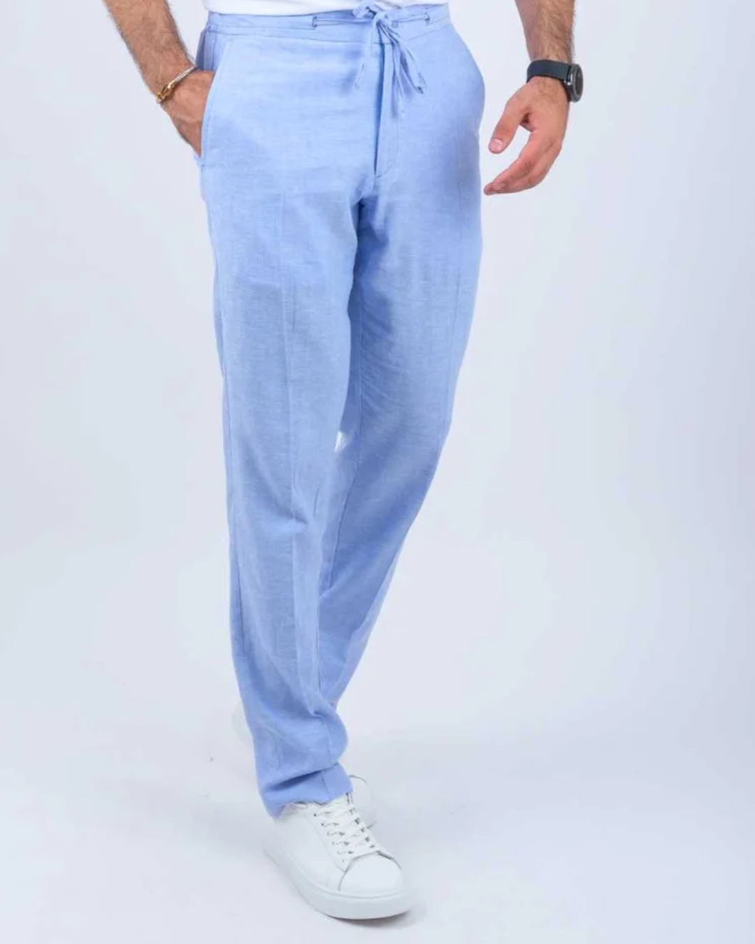 Pantalon Lin ciel 2 Pantalon Lin ciel – Image 2