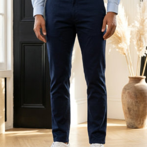 pantalon chino bleu foncé