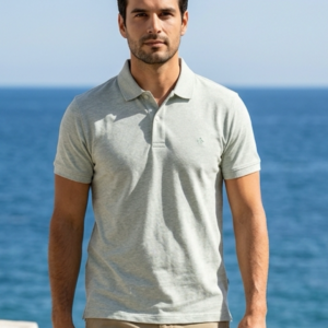 Polo Vert d'Eau Clair pour Homme – Coupe Classique