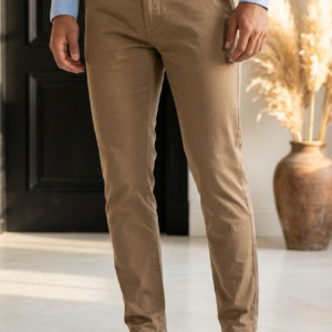 pantalon chino camel