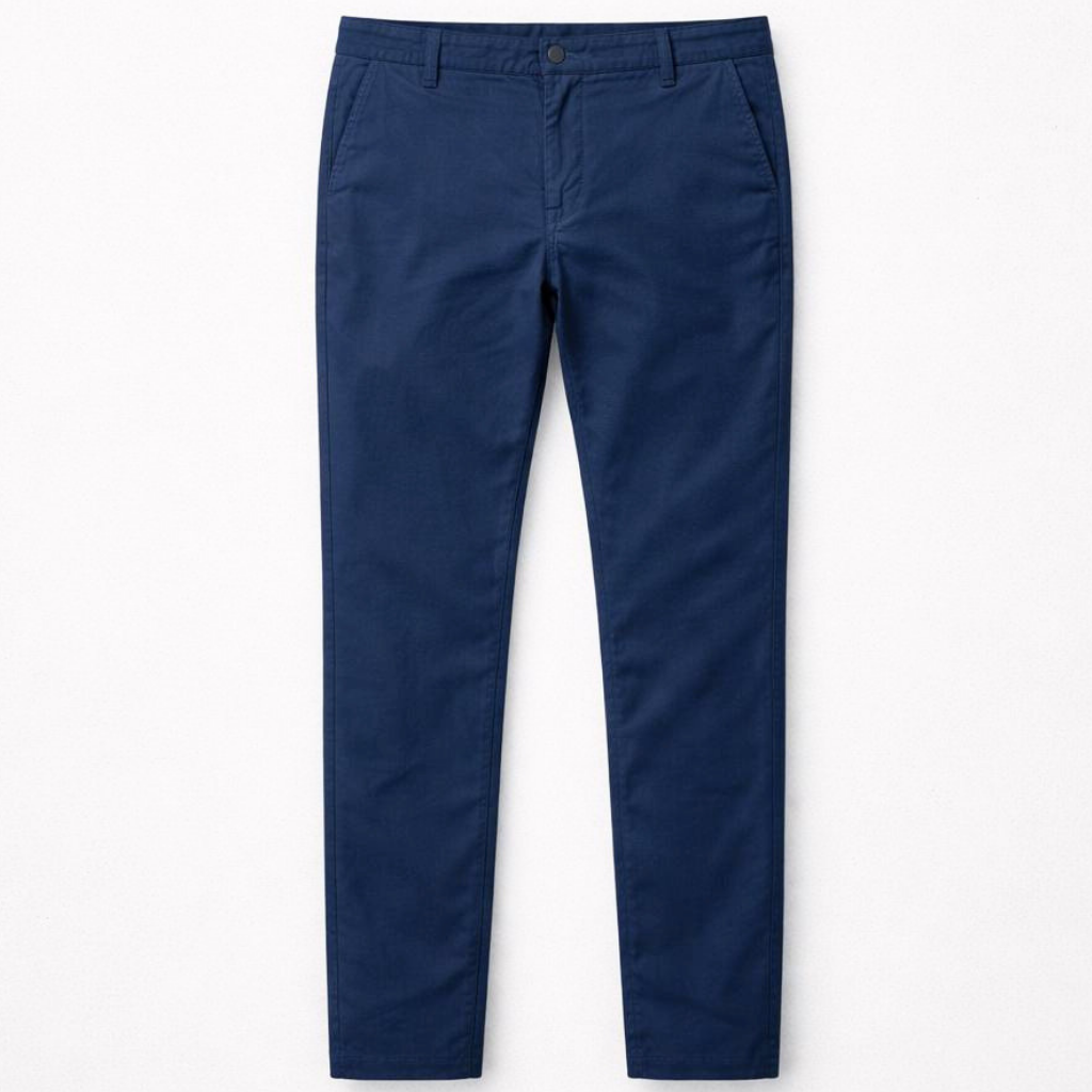 pantalon chino bleu marine homme 2 pantalon chino bleu marine homme – Image 2