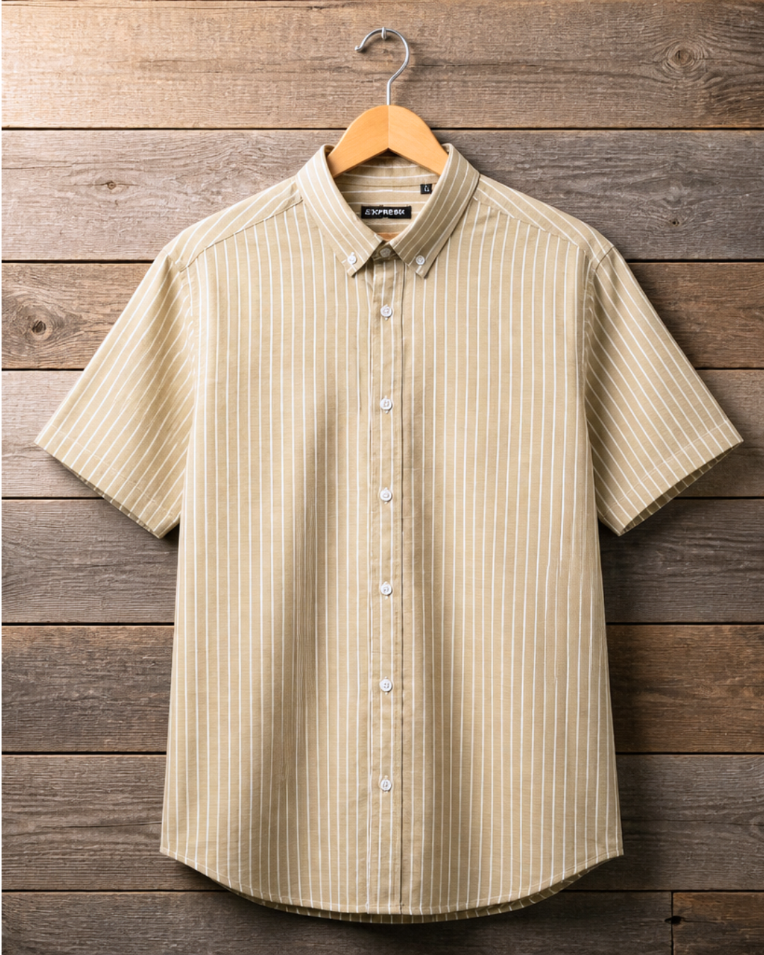 Chemise Lin Homme Beige 7 Chemise Lin Homme Beige – Image 7