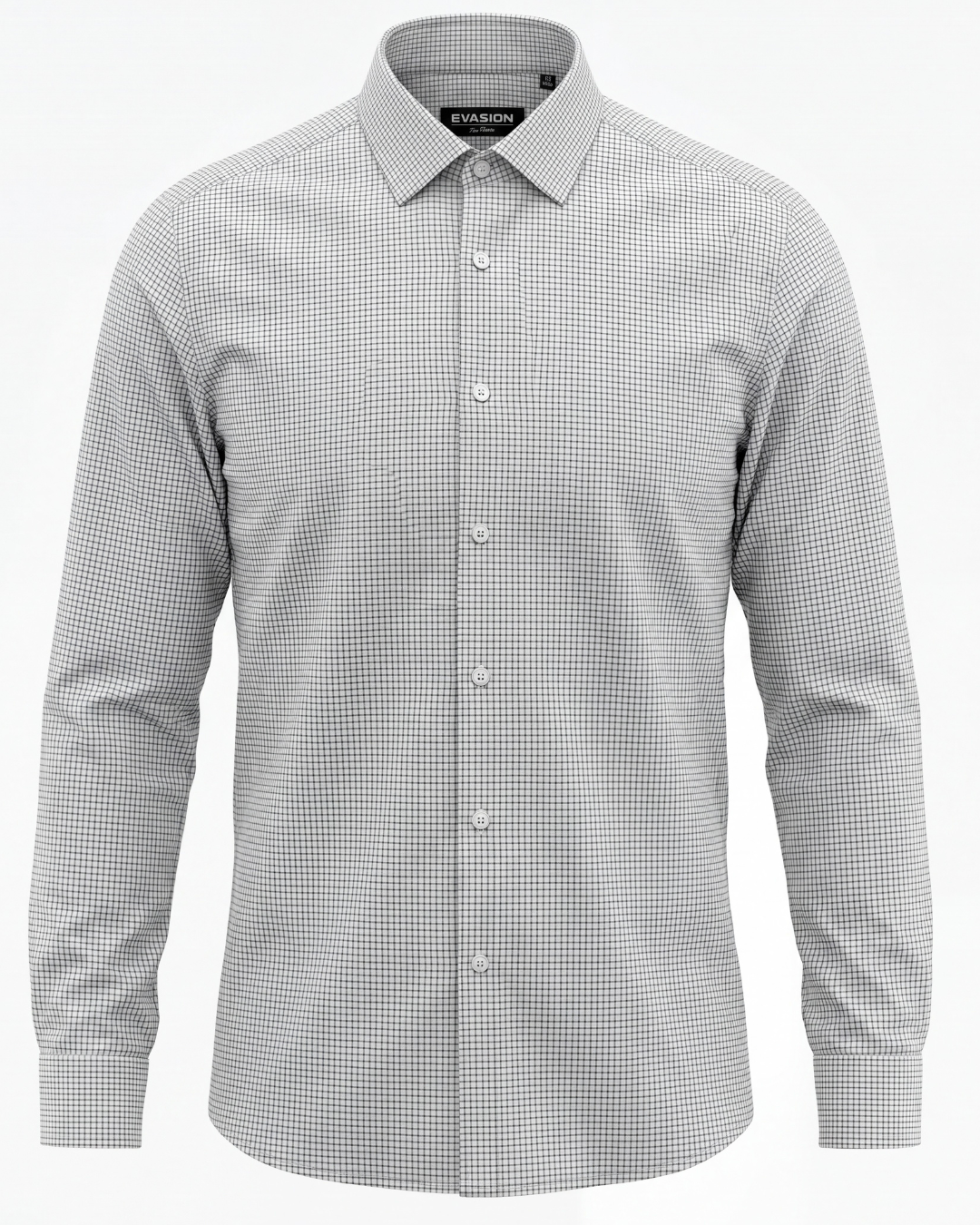 Chemise gris manche longue 2 Chemise gris manche longue – Image 2