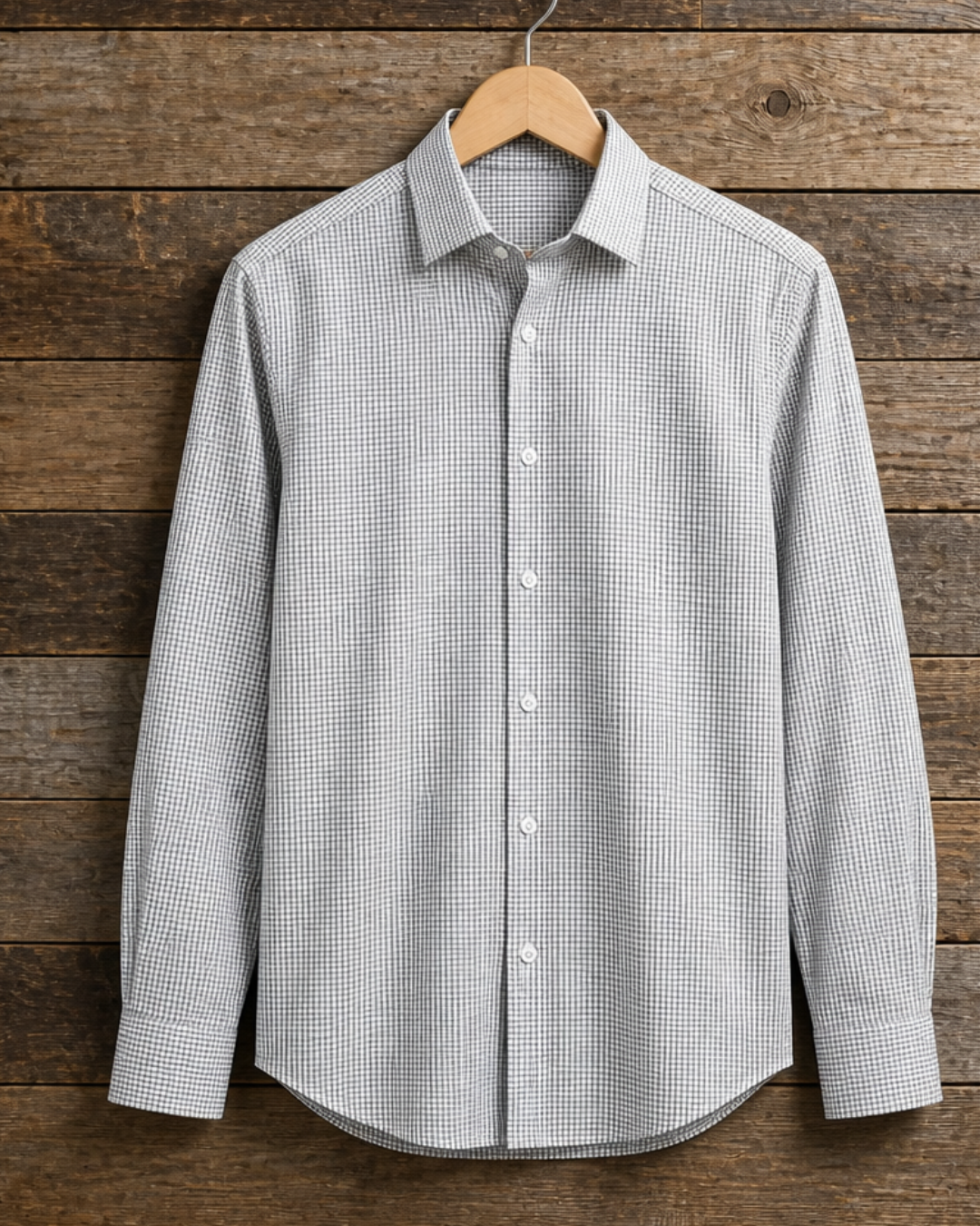 Chemise gris manche longue 7 Chemise gris manche longue – Image 7
