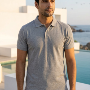Polo gris homme-evasion