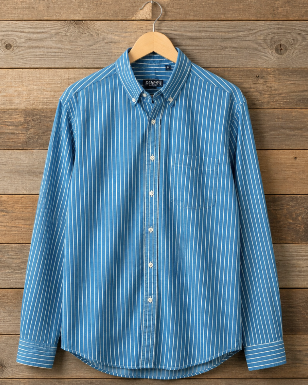 Chemise Lin Homme Turquoise Manche Longue 7 Chemise Lin Homme Turquoise Manche Longue – Image 7