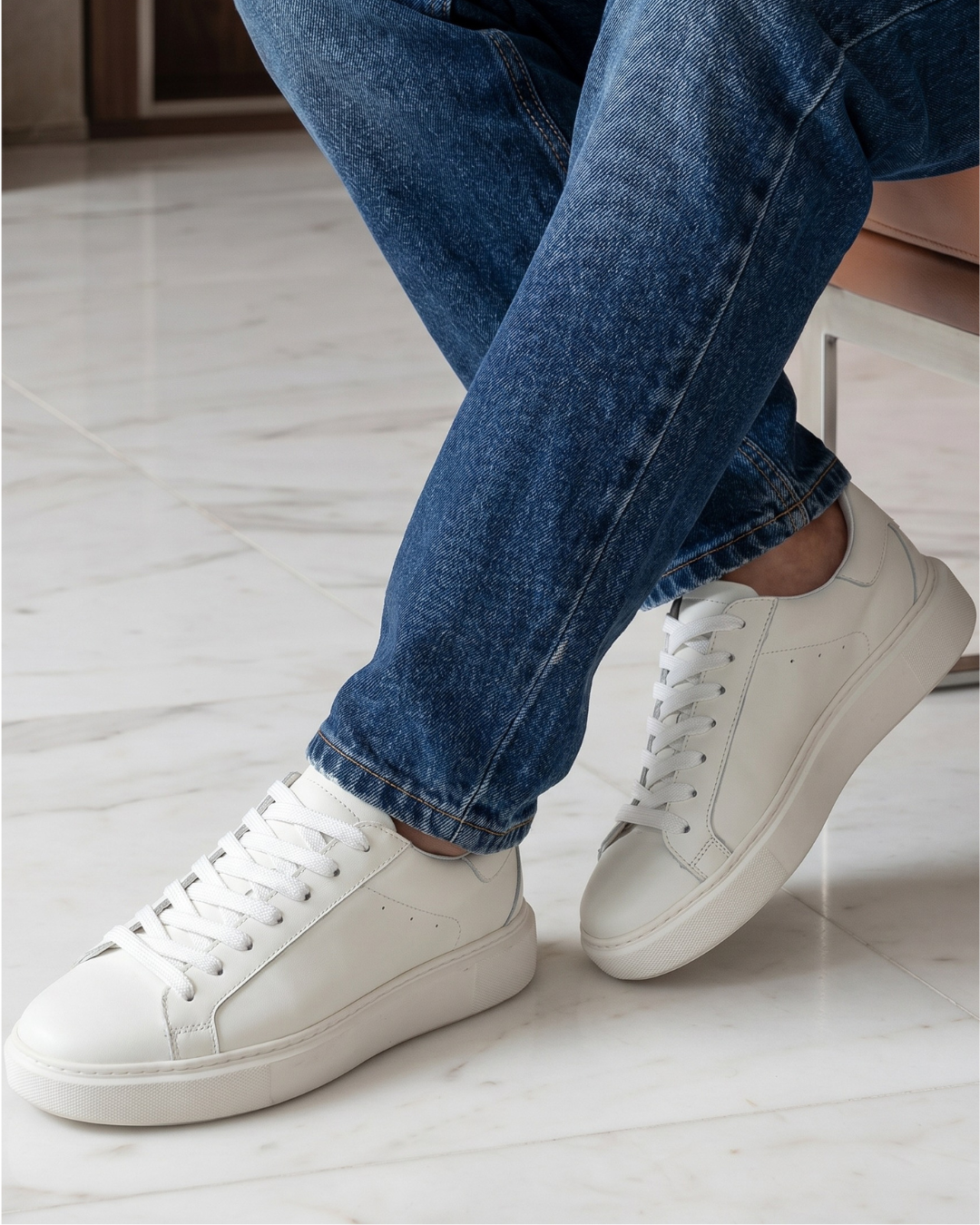 Chaussures Sport Chic Blanc 1 Chaussures Sport Chic Blanc