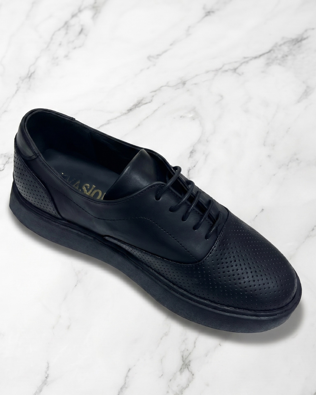 Chaussures Noir cuir confortable 5 Chaussures Noir cuir confortable – Image 5