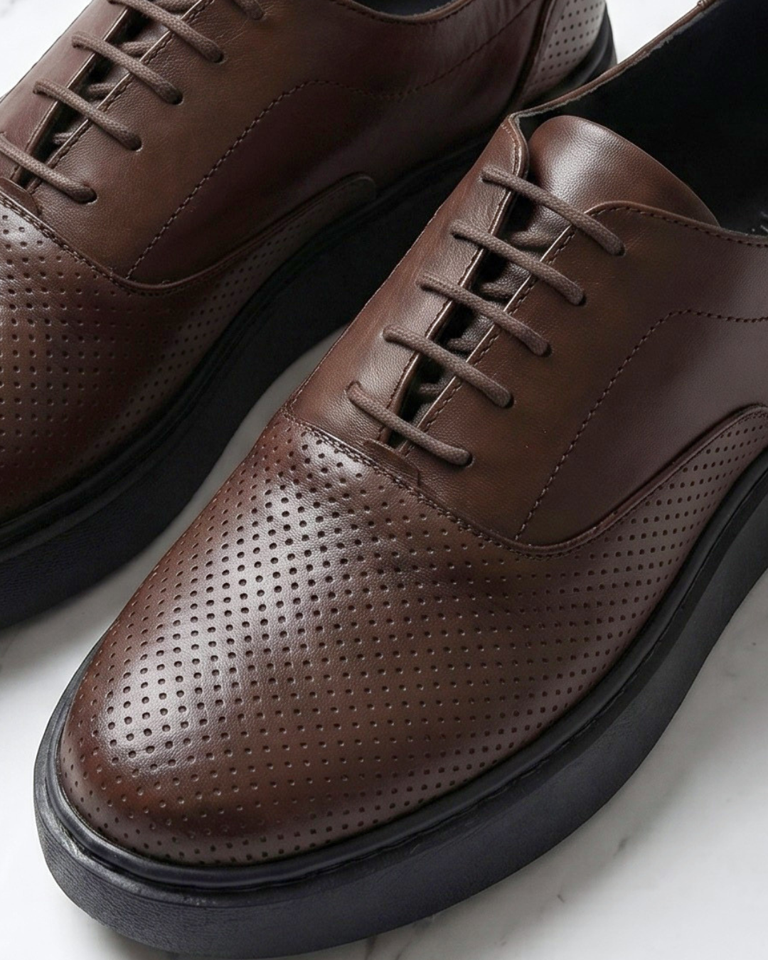 Chaussures Marron cuir confortable 3 Chaussures Marron cuir confortable – Image 3