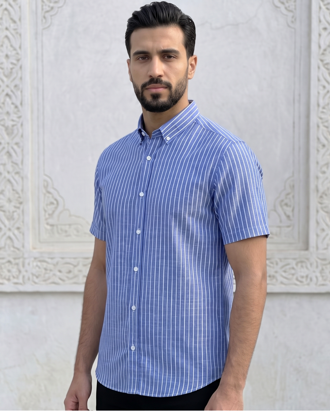 Chemise Lin Homme Bleu 1 Chemise Lin Homme Bleu