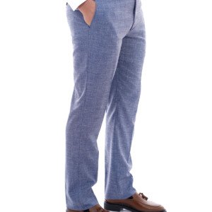 Pantalon tergale Bleu Clair fil à fil