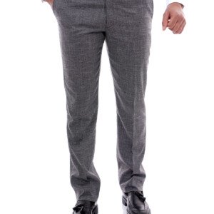 Pantalon tergale Gris Clair fil à fil