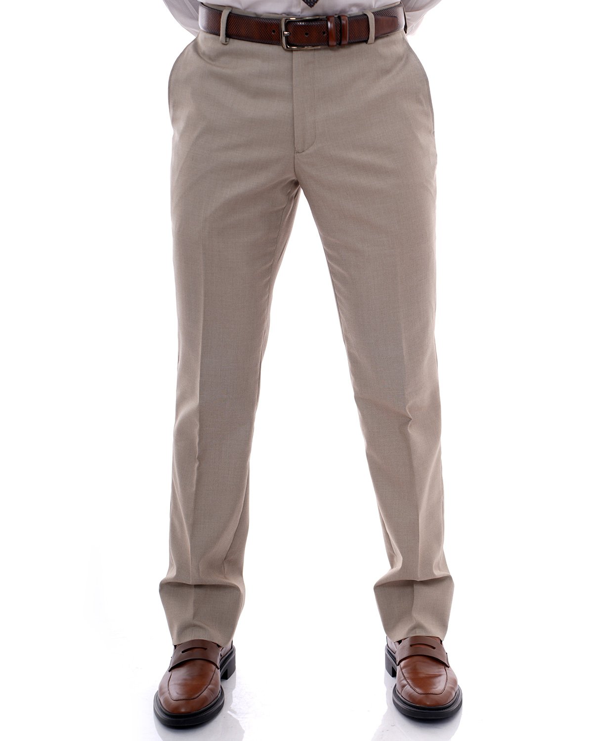 Pantalon tergale Beige Uni 1 Pantalon tergale Beige Uni