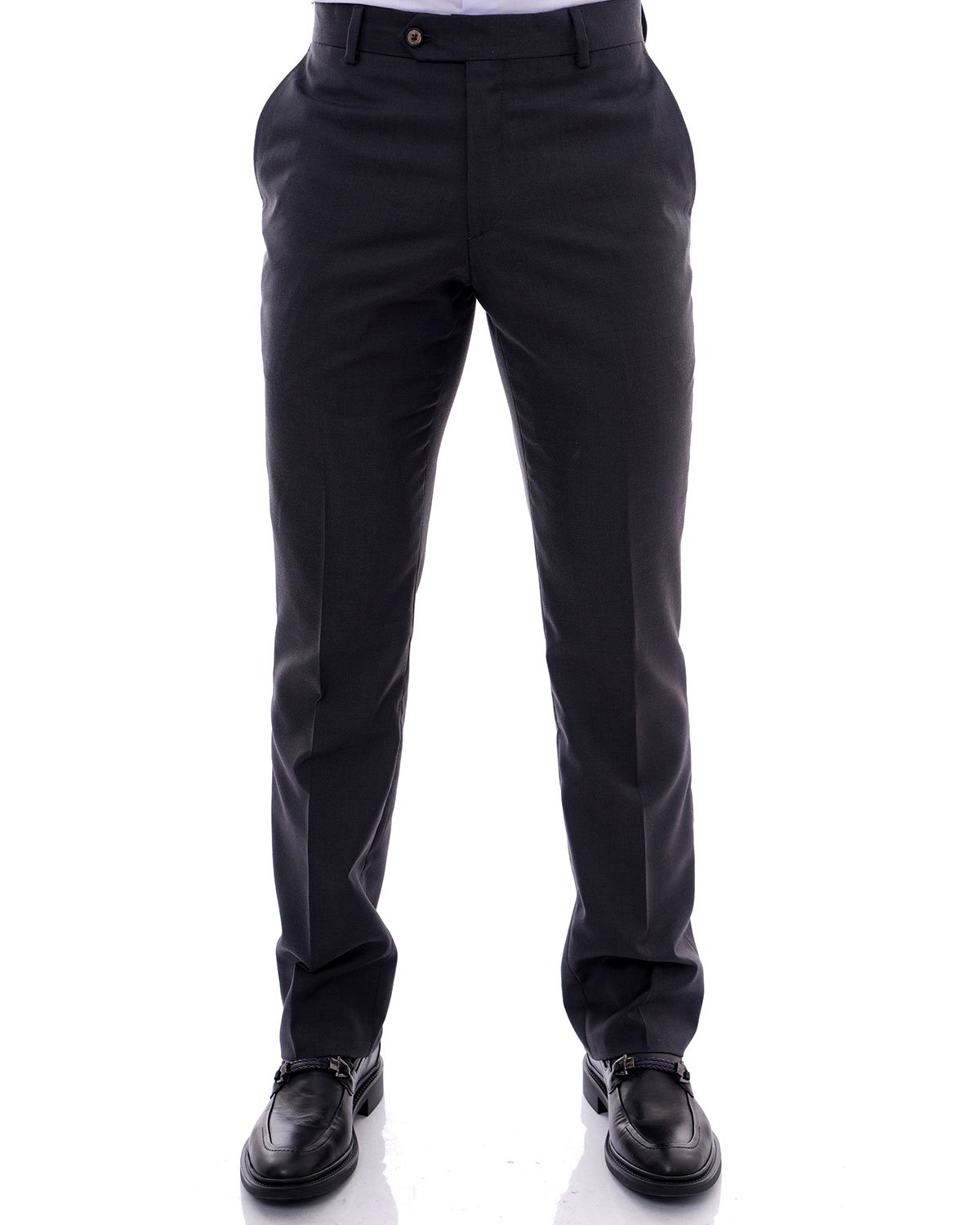 Pantalon tergale Gris Foncé Uni 2 Pantalon tergale Gris Foncé Uni – Image 2