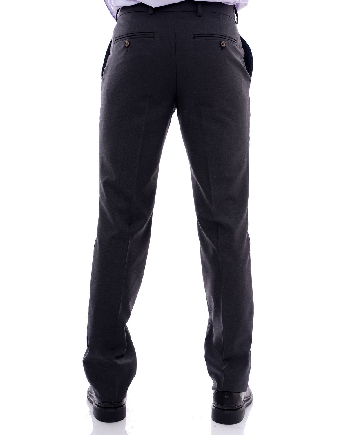 Pantalon tergale Gris Foncé Uni 3 Pantalon tergale Gris Foncé Uni – Image 3
