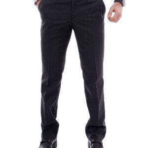 Pantalon tergale Gris Foncé Uni