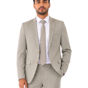 Costume  homme beige-coupe Droite