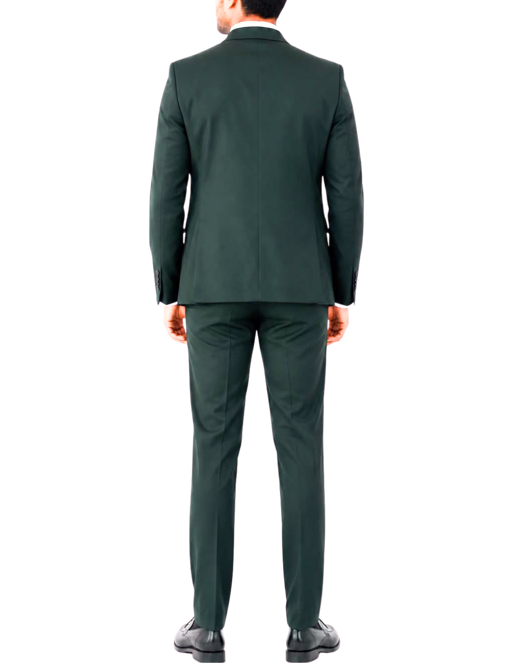 Costume Vert Foncé Homme-Coupe Droite 4 Costume Vert Foncé Homme-Coupe Droite – Image 4