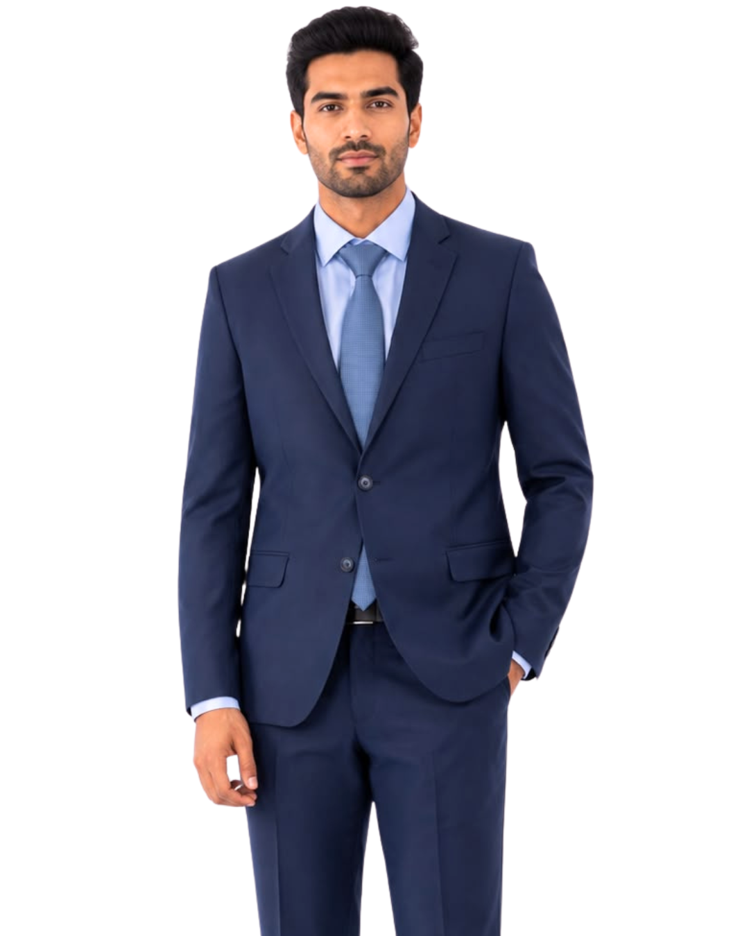 Costume Bleu Marine Homme - Coupe Droite 1 Costume Bleu Marine Homme - Coupe Droite
