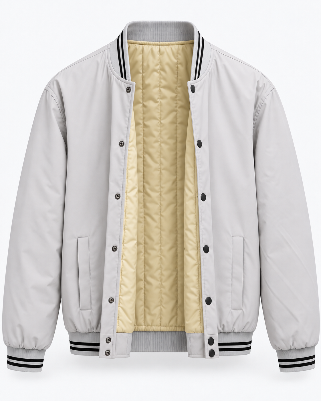 Blouson Gris Clair ref: 005-048 3 Blouson Gris Clair ref: 005-048 – Image 3