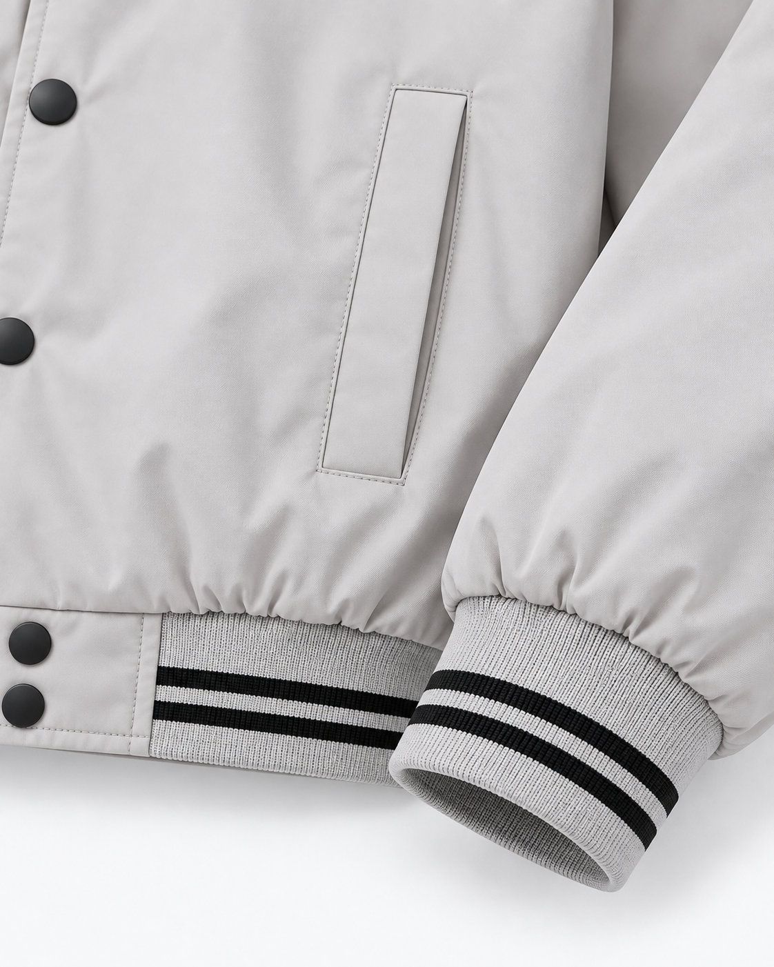 Blouson Gris Clair ref: 005-048 6 Blouson Gris Clair ref: 005-048 – Image 6