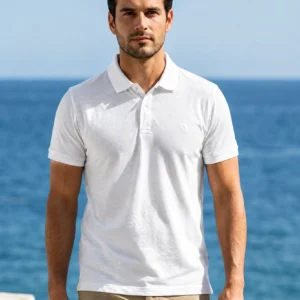 Polo BLanc pour Homme – Coupe Classique