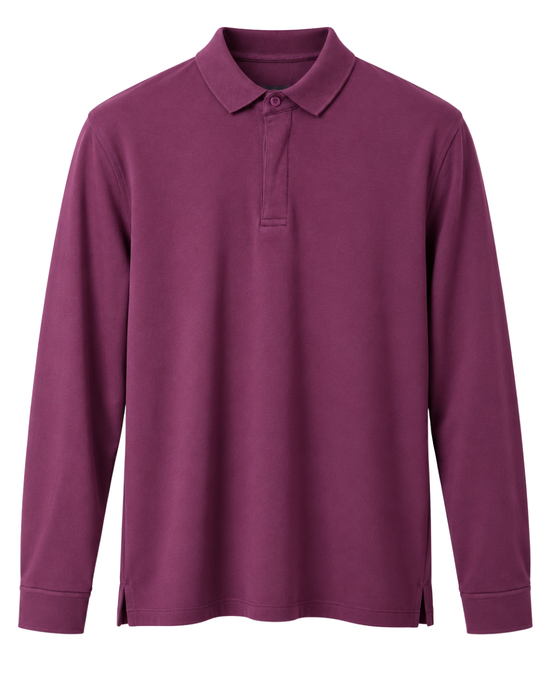 Polo Aubergine Poignets de Chemise 5 Polo Aubergine Poignets de Chemise – Image 5