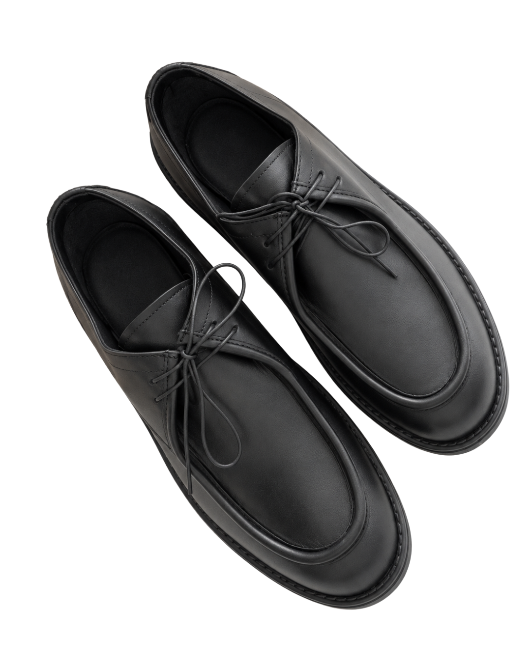 Mocassin à Lacet Noir 2 Mocassin à Lacet Noir – Image 2