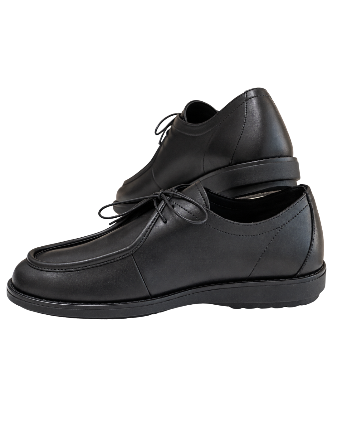Mocassin à Lacet Noir 4 Mocassin à Lacet Noir – Image 4