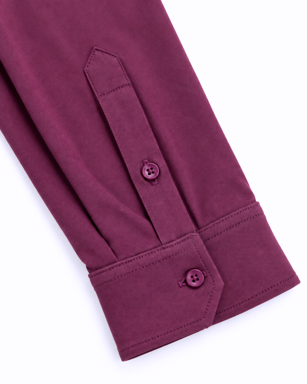 Polo Aubergine Poignets de Chemise 3 Polo Aubergine Poignets de Chemise – Image 3