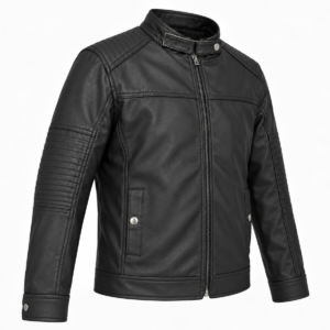 Blouson simili cuir noir homme ref 005-053
