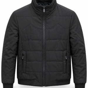 Blouson Noir Col officier ref: 005-054