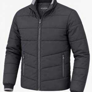 Blouson Noir homme imperméable ref 005-047